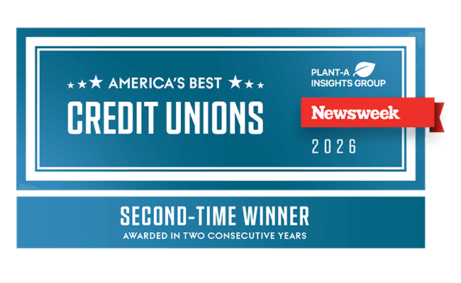 Newsweek America's Best Credit Unions 2026, second-time winner
